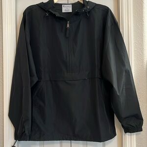 Champion  Packable Half-Zip Hooded Water-Resistant Jacket- Men's